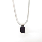 Hexa Elegance Snake Chain Pendant
